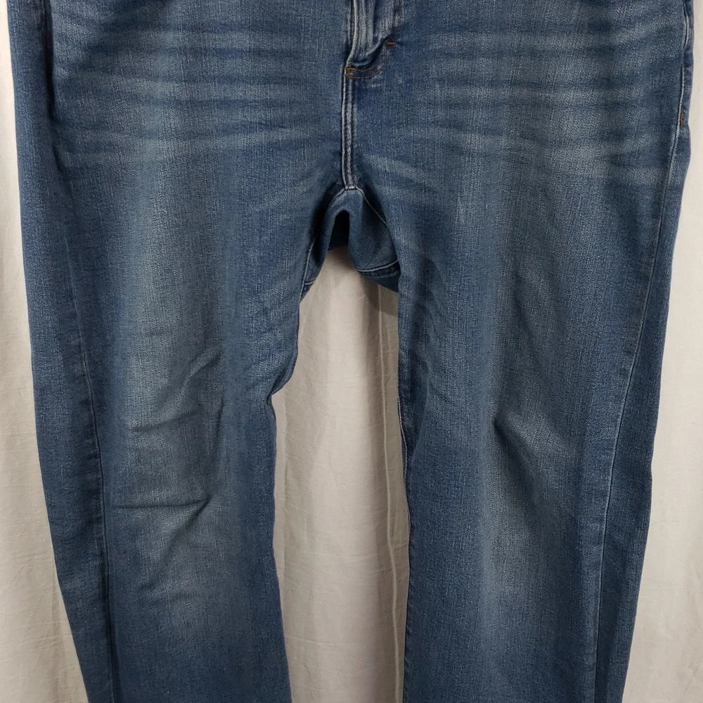 Lee Men's 40X30 Slim Fit Straight Leg Blue Jeans